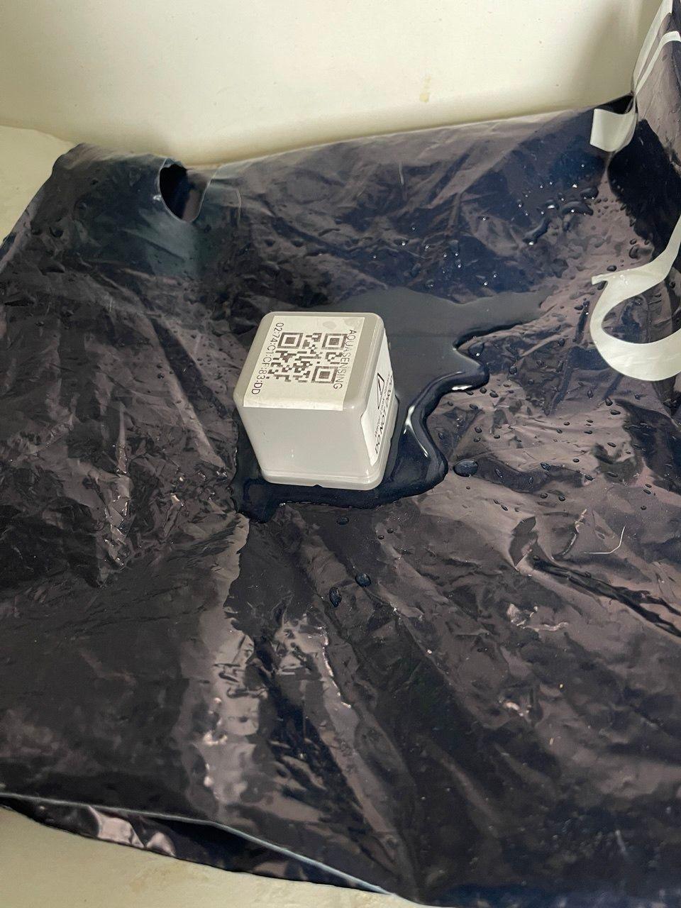 Battery-Free Sensor Reveals an Intermittent Hidden Pipe Leak